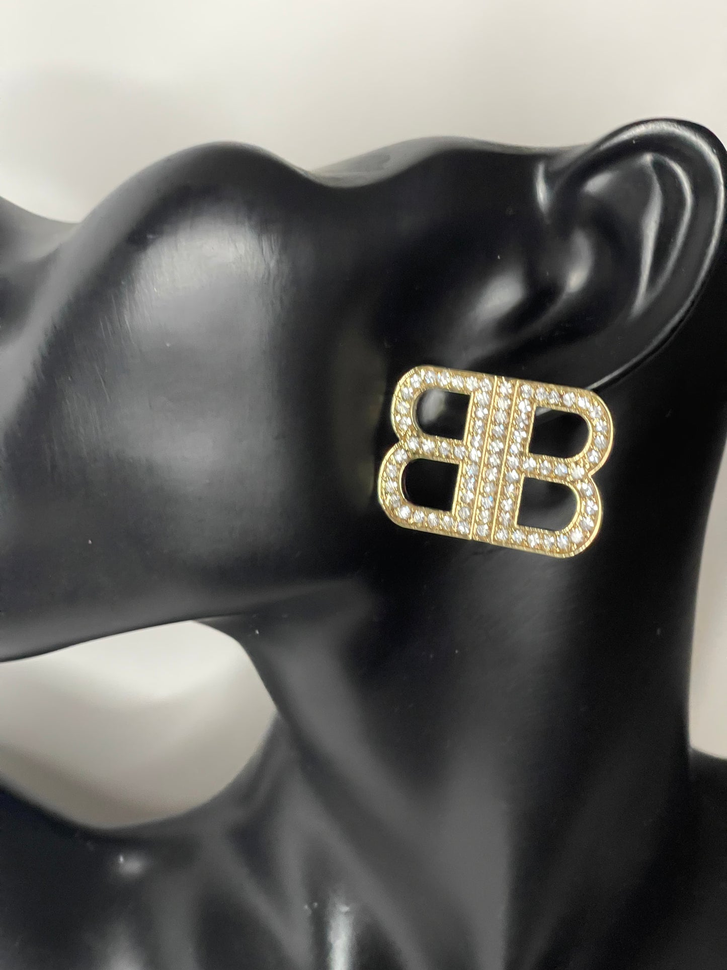 Big B Studs (Gold)